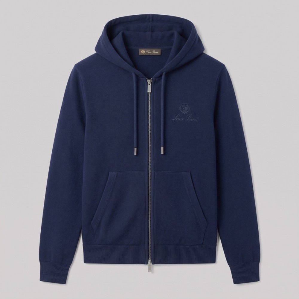Zip-Up Hoodie & Track Pants Set Navy Zip-Up Hoodie & Track Pants Set Navy