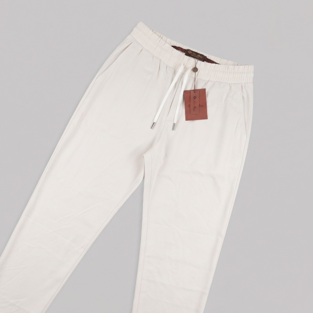 Refined Elegance Drawstring Trousers Ivory White Men's Pants Refined Elegance Drawstring Trousers Ivory White Men's Pants