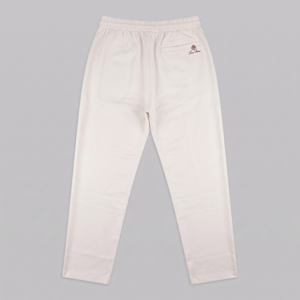 Refined Elegance Drawstring Trousers Ivory White Men's Pants Refined Elegance Drawstring Trousers Ivory White Men's Pants