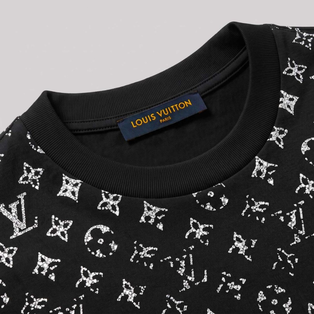 Monogram Cotton T-Shirt Black Monogram Cotton T-Shirt Black