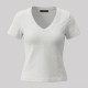 Women V-Neck Texturized T-Shirt 