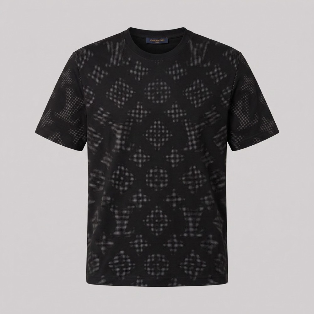 Monogram Signature T-Shirt In Black