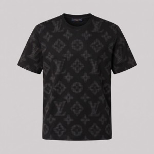 Monogram Signature T-Shirt In Black