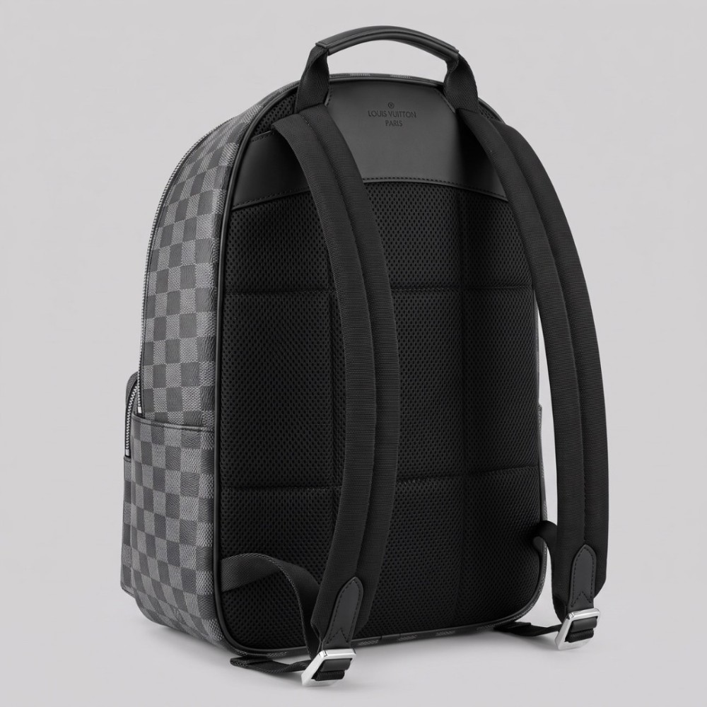 Damier Graphite Monogram Multi-Pocket Backpack Black & Grey Damier Graphite Monogram Multi-Pocket Backpack Black & Grey