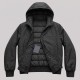 Monogram Reversible Quilted Jacket Black Designer Hooded Jacket Monogram Reversible Quilted Jacket Black Designer Hooded Jacket