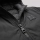 Monogram Reversible Quilted Jacket Black Designer Hooded Jacket Monogram Reversible Quilted Jacket Black Designer Hooded Jacket