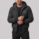 Monogram Reversible Quilted Jacket Black Designer Hooded Jacket Monogram Reversible Quilted Jacket Black Designer Hooded Jacket