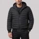 Monogram Reversible Quilted Jacket Black Designer Hooded Jacket Monogram Reversible Quilted Jacket Black Designer Hooded Jacket
