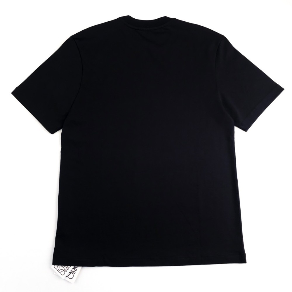 Anagram Embroidered Cotton T-Shirt Black Anagram Embroidered Cotton T-Shirt Black