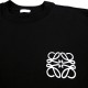 Anagram Embroidered Cotton T-Shirt Black Anagram Embroidered Cotton T-Shirt Black