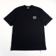 Anagram Embroidered Cotton T-Shirt Black Anagram Embroidered Cotton T-Shirt Black