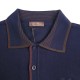 Half-Zip Polo Shirt Navy Half-Zip Polo Shirt Navy