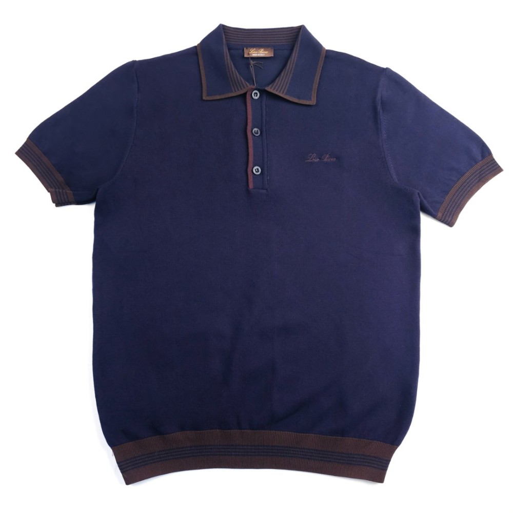 Half-Zip Polo Shirt Navy Half-Zip Polo Shirt Navy