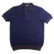 Half-Zip Polo Shirt Navy Half-Zip Polo Shirt Navy