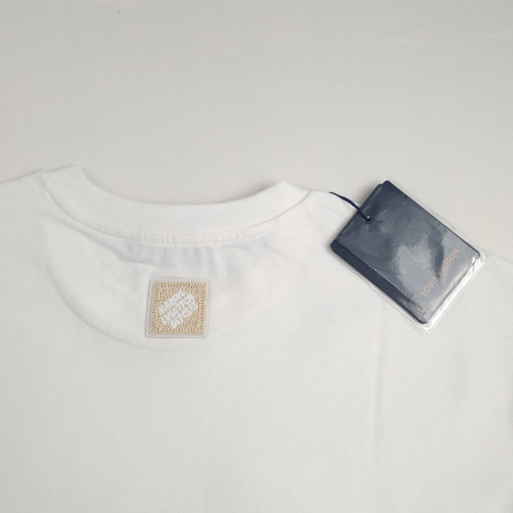 Embroided Logo Signature T-Shirt White
