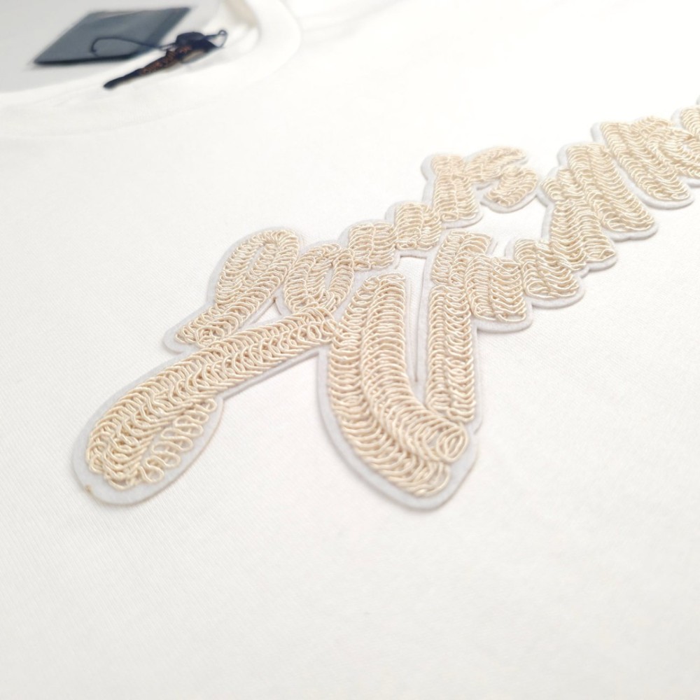 Embroided Logo Signature T-Shirt White