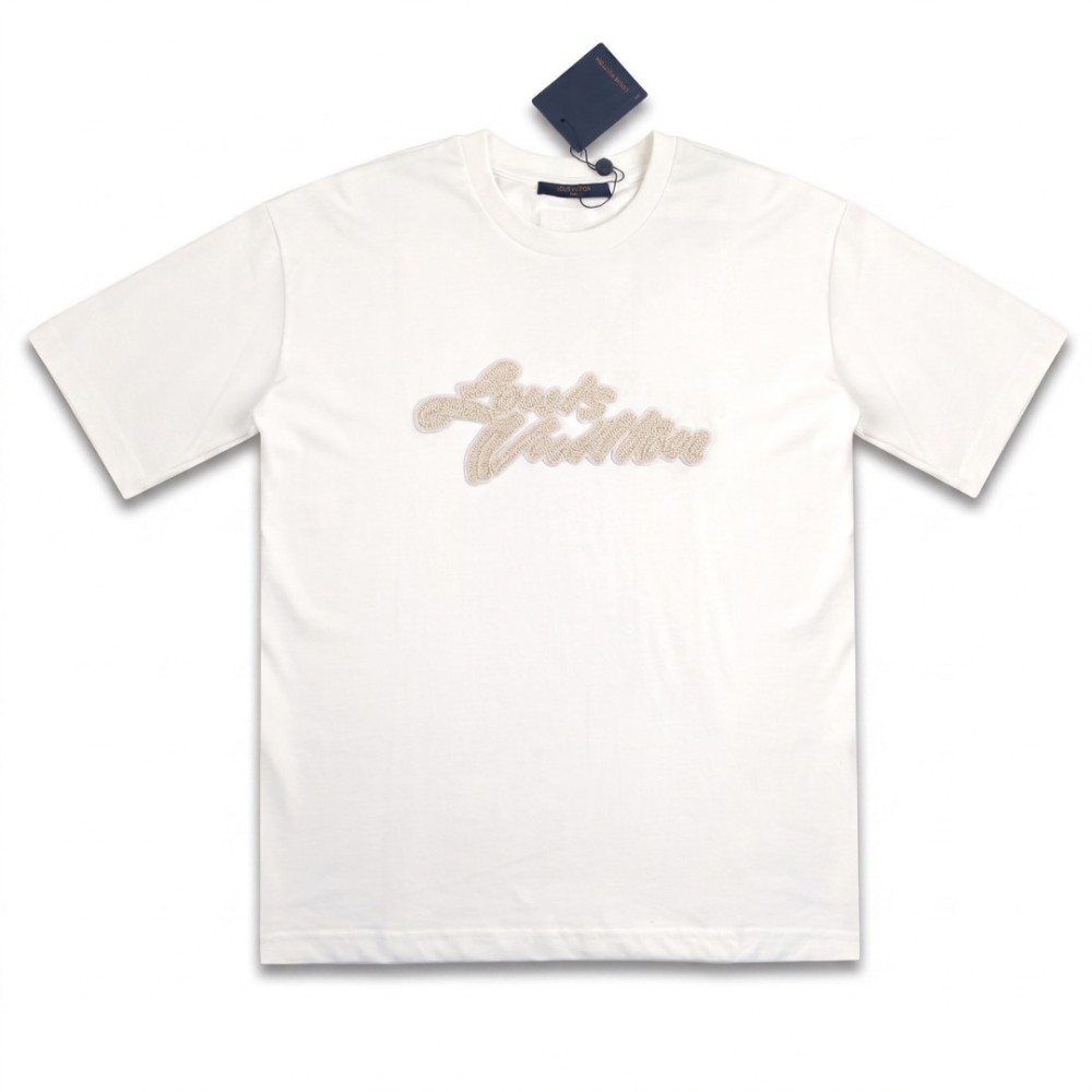 Embroided Logo Signature T-Shirt White