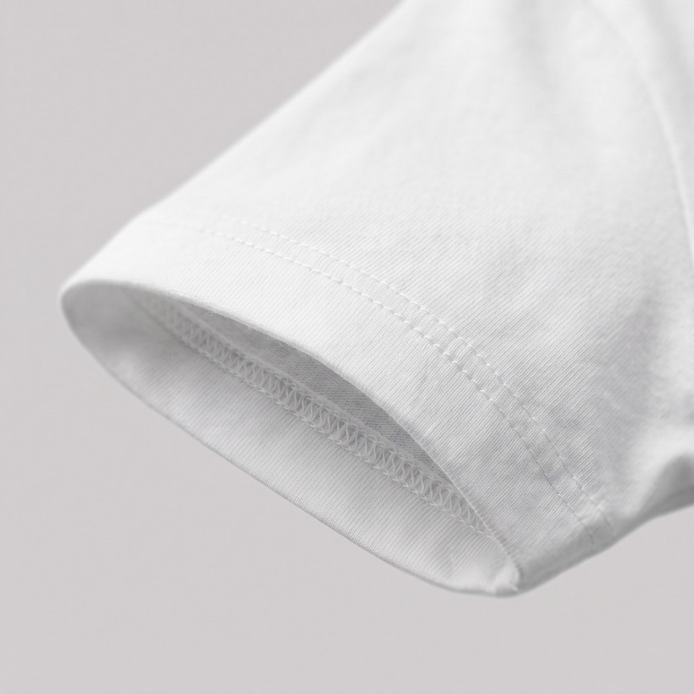 Cotton Embroidered Heart In White