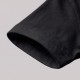 Cotton Embroidered Heart In Black