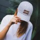 Blue / White Striped Baseball Cap Blue / White Striped Baseball Cap