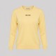 Embroidered Logo Crewneck Sweater in Yellow Embroidered Logo Crewneck Sweater in Yellow