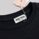 Women Embroidered Logo T-Shirt in Black Women Embroidered Logo T-Shirt in Black