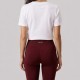 Red Open-Knit Lacy Top