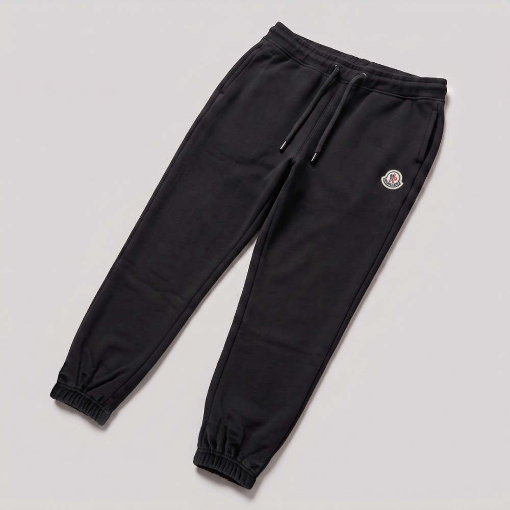 Organic Cotton Track Pants in Black