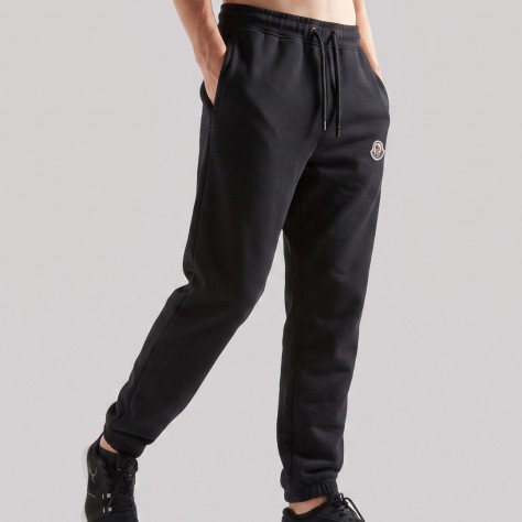 Organic Cotton Track Pants in Black