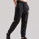 Organic Cotton Track Pants in Black