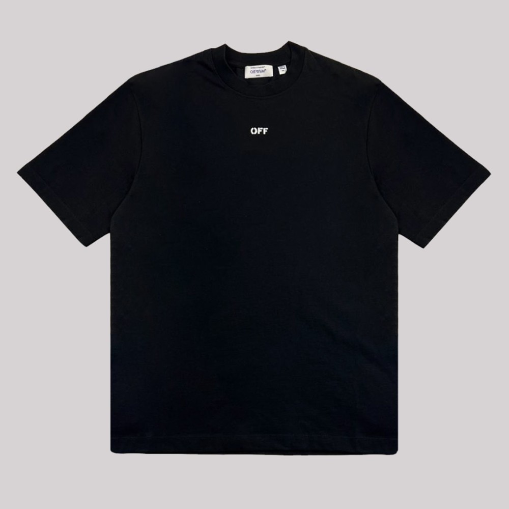 Vibe Arrow Cotton Print T-Shirt Black Oversize
