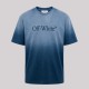 Laundry Skate Cotton T-Shirt Ombre Blue Oversize Laundry Skate Cotton T-Shirt Ombre Blue Oversize