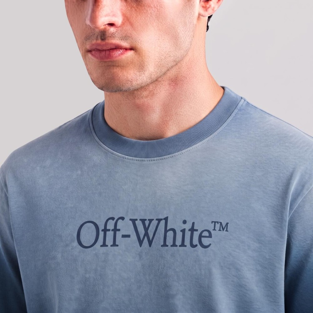 Laundry Skate Cotton T-Shirt Ombre Blue Oversize Laundry Skate Cotton T-Shirt Ombre Blue Oversize