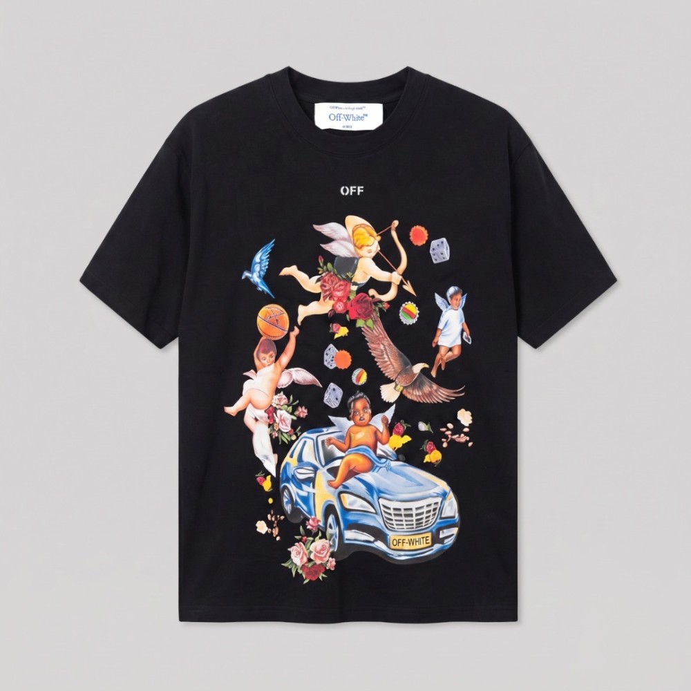 Тениска Off-White Oversize Тениска Off-White Oversize
