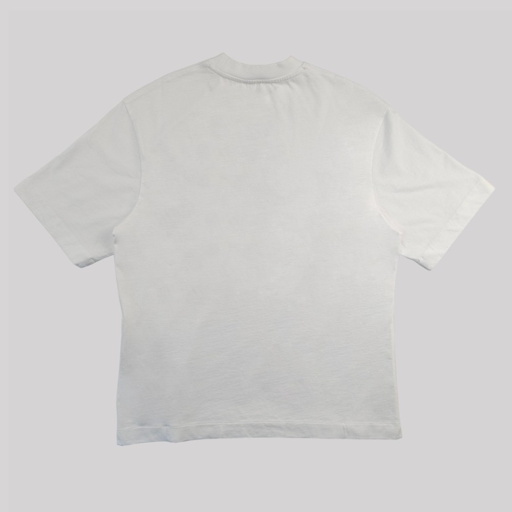 Fresco Car Cotton T-shirt White Oversize Fresco Car Cotton T-shirt White Oversize