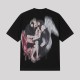 Vibe Arrow Logo Print T-Shirt Black Oversize