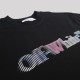 Vibe Arrow Logo Print T-Shirt Black Oversize