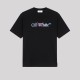 Vibe Arrow Logo Print T-Shirt Black Oversize