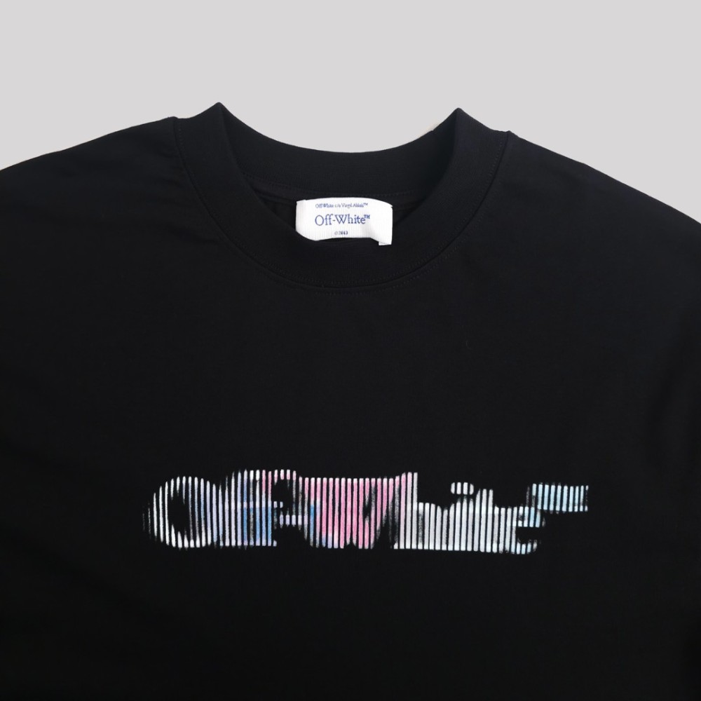 Vibe Arrow Logo Print T-Shirt Black Oversize