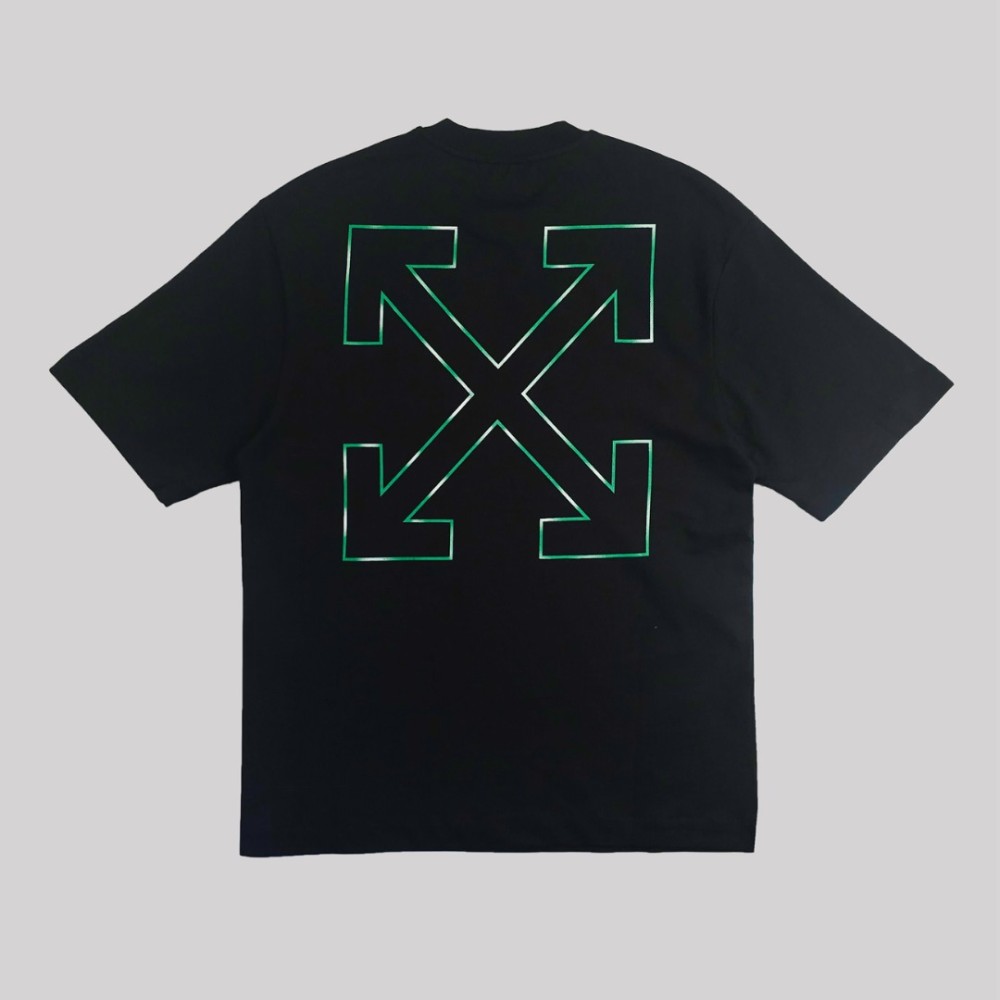Banknote Arrow T-Shirt Black / Green Oversize Banknote Arrow T-Shirt Black / Green Oversize