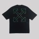 Banknote Arrow T-Shirt Black / Green Oversize Banknote Arrow T-Shirt Black / Green Oversize