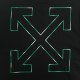 Banknote Arrow T-Shirt Black / Green Oversize Banknote Arrow T-Shirt Black / Green Oversize