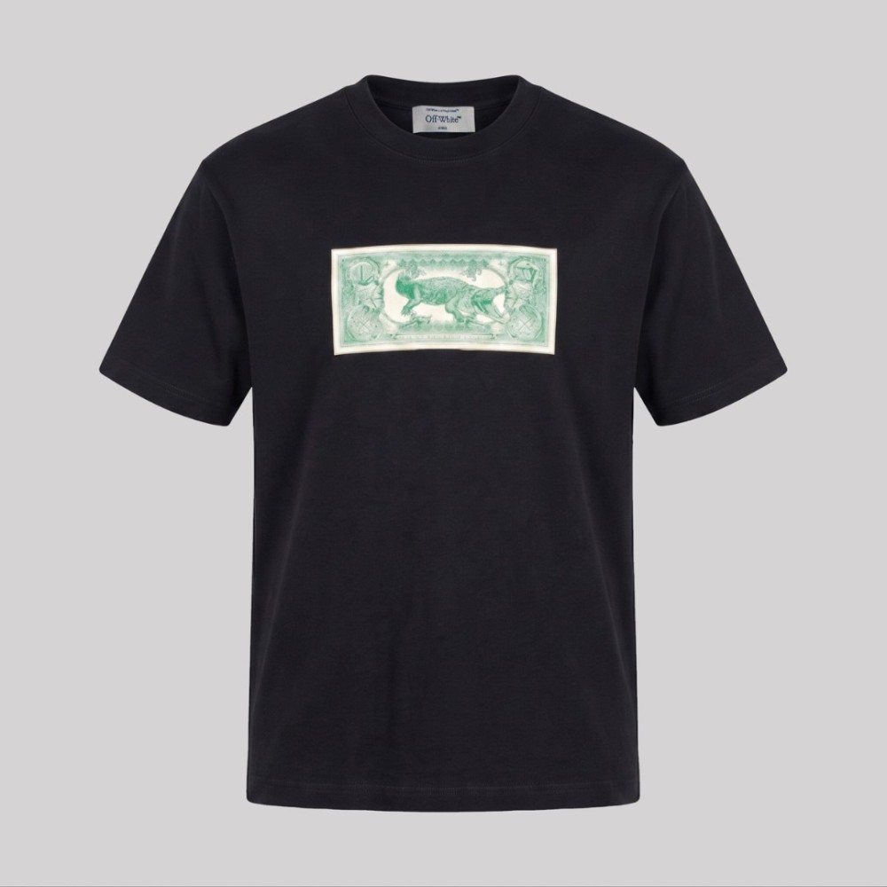 Banknote Arrow T-Shirt Black / Green Oversize Banknote Arrow T-Shirt Black / Green Oversize
