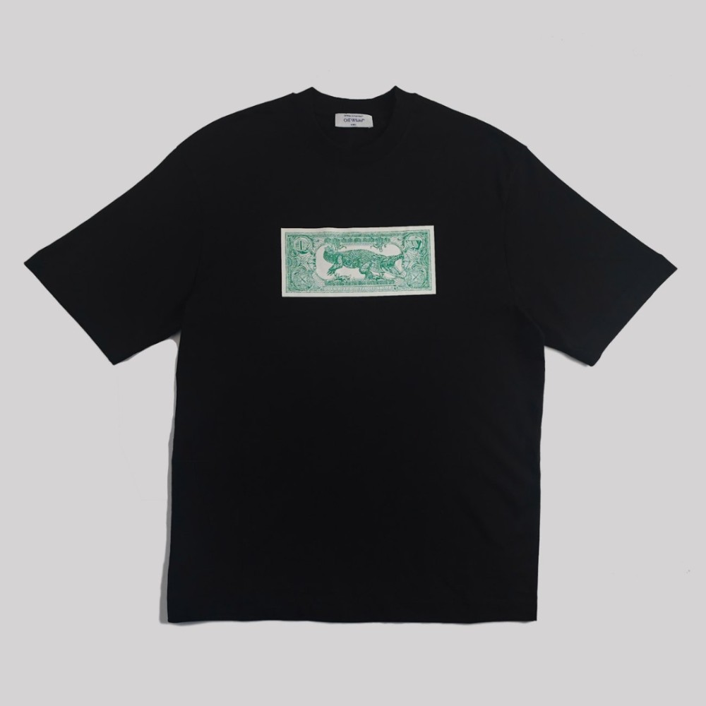Banknote Arrow T-Shirt Black / Green Oversize Banknote Arrow T-Shirt Black / Green Oversize