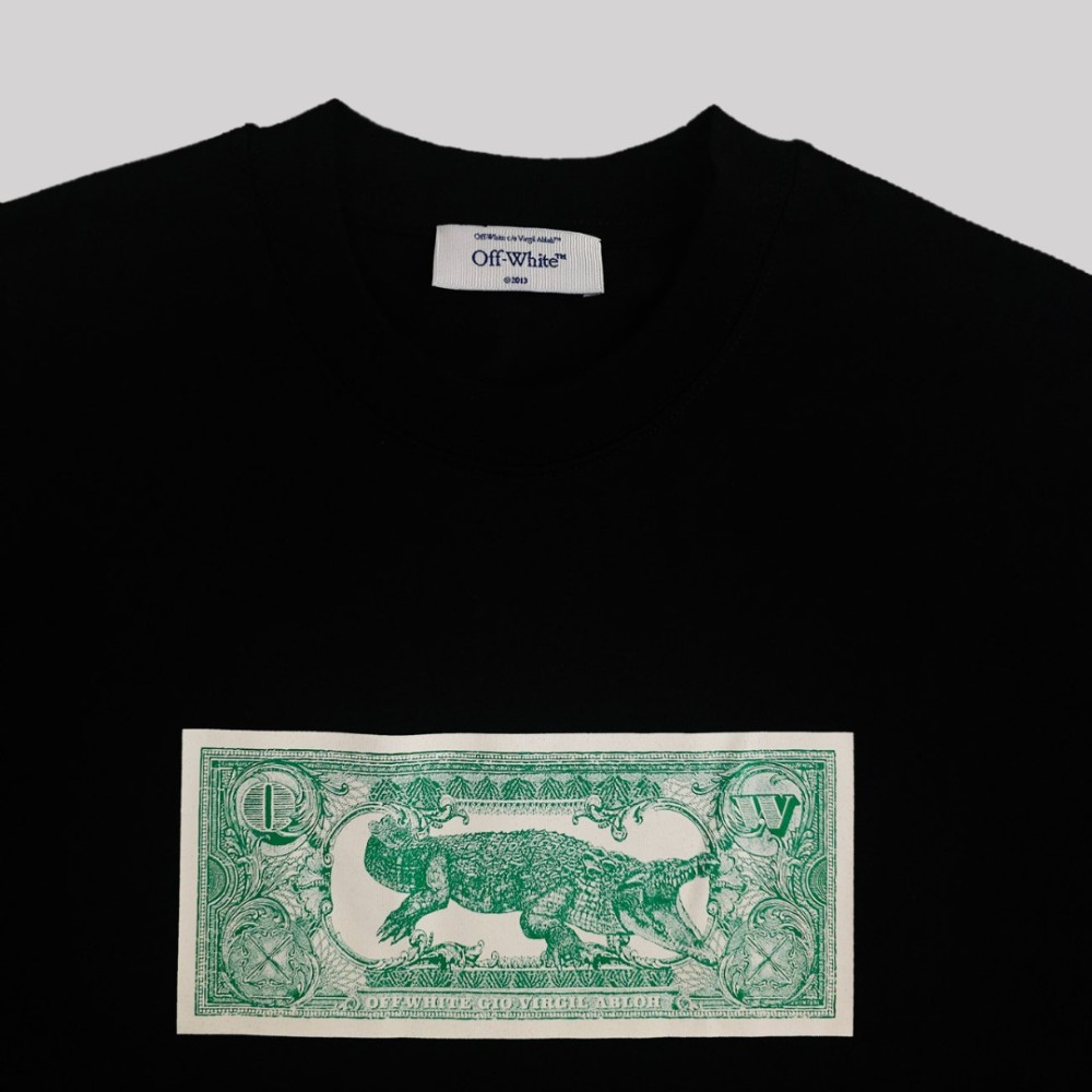 Banknote Arrow T-Shirt Black / Green Oversize Banknote Arrow T-Shirt Black / Green Oversize