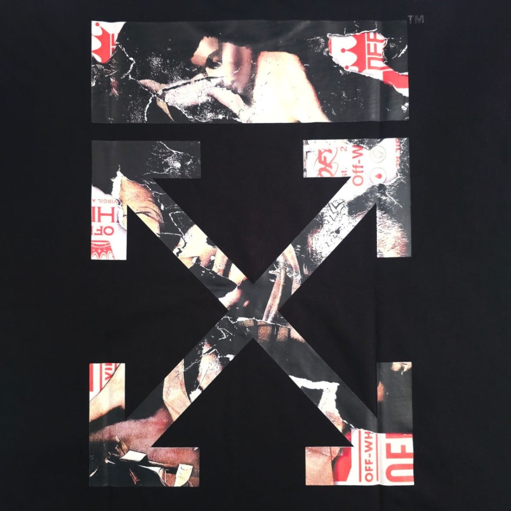 Arrow-Print Skate T-shirt Black Oversize Arrow-Print Skate T-shirt Black Oversize