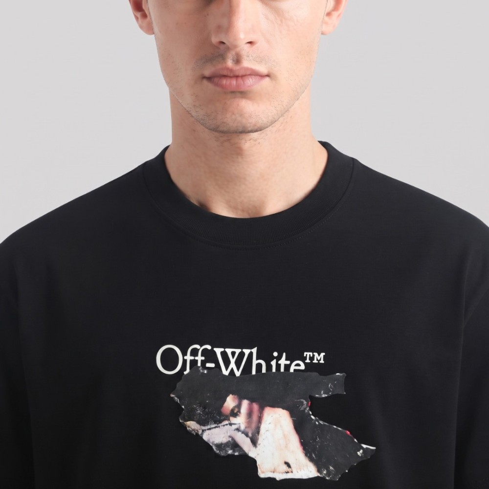 Arrow-Print Skate T-shirt Black Oversize Arrow-Print Skate T-shirt Black Oversize