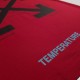 Graphic-print Cotton T-Shirt Red Oversize