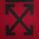 Graphic-print Cotton T-Shirt Red Oversize
