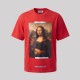 Graphic-print Cotton T-Shirt Red Oversize